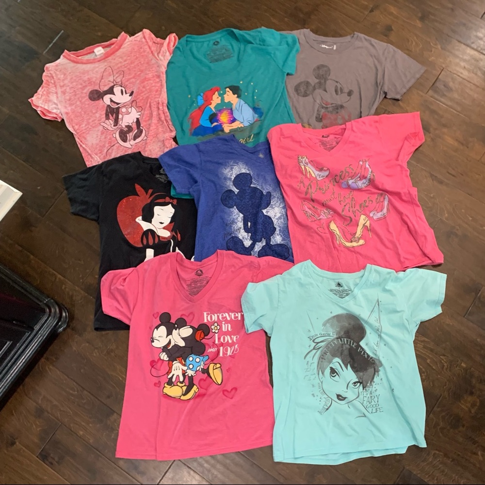 HUGE Disney Store 8 Shirt Bundle - size XL